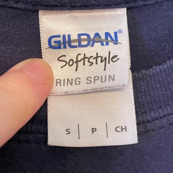 Taylor Swift S tour band tee short sleeve t-shirt blue white fandom swiftie - Picture 4 of 7